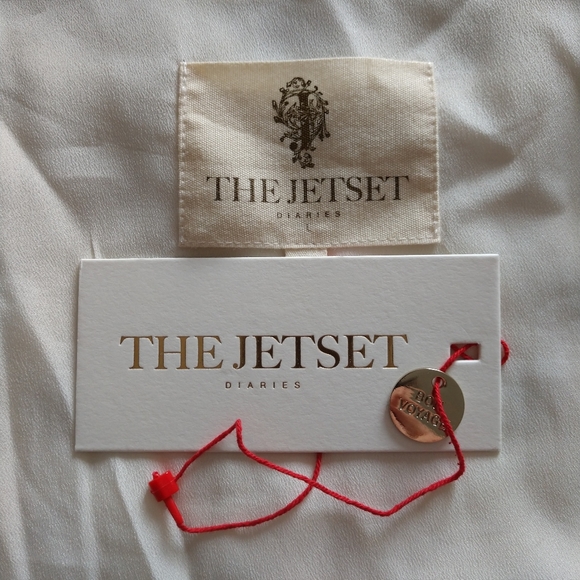 THE JETSET Size L NWT Ivory Embroidered Sheer Marrakesh Long Sleeve Tunic Dress - Picture 3 of 17